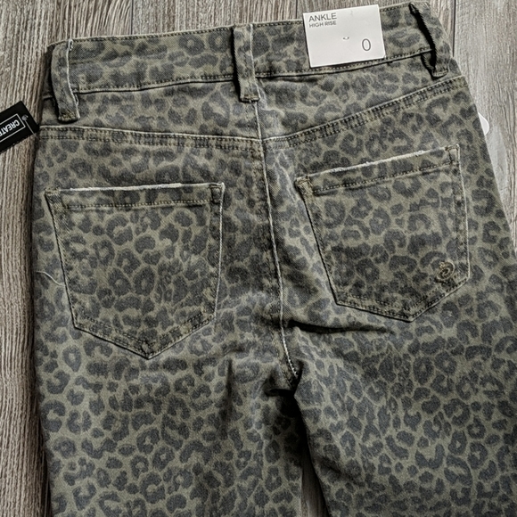 NWT Indigo Rein High Rise Cheetah Print Jeans Size 0 - Picture 5 of 5